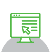 Computer Gray Half Icon